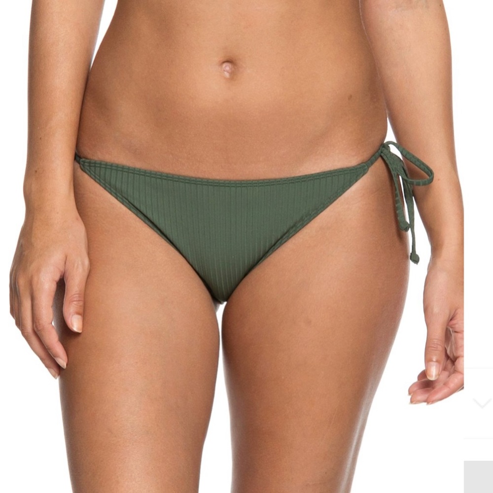 🌊Roxy women’s bikini bottoms goldy sandy green - Picture 3 of 4